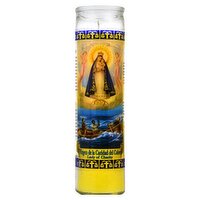 Goya Lady of Charity Yellow Candle