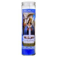 Goya Our Lady of Altagracia Blue Candle