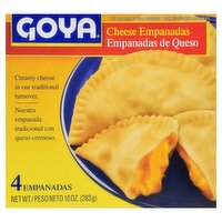 Goya Cheese Empanadas, 4 count, 10 oz