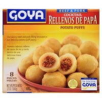 Goya Beef & Pork Cocktail Potato Puffs, 8 count, 12 oz