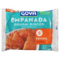 Goya 5" Frying Empanada Dough with Annatto, 10 count, 14 oz