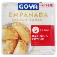 Goya Goya 5" Baking & Frying Empanada Dough, 12 count, 11.6 oz, 11.6 Ounce 