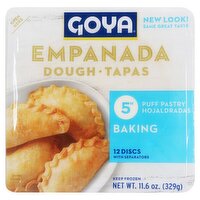 Goya Goya 5" Baking Empanada Dough Tapas, 12 count, 11.6 oz, 11.6 Ounce 