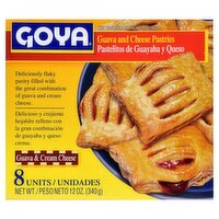 Goya Guava and Cream Cheese Pastries, 8 count, 12 oz