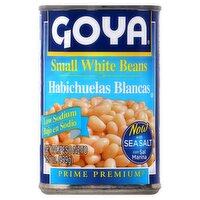 Goya Prime Premium Low Sodium Small White Beans, 15.5 oz, 15.5 Ounce