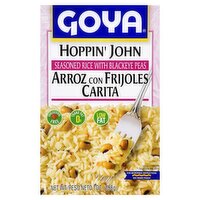 Goya Hoppin' John Seasoned Rice with Blackeye Peas, 7 oz, 7 Ounce