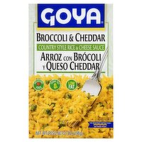 Goya Broccoli & Cheddar Country Style Rice & Cheese Sauce, 7 oz