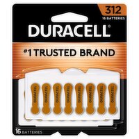 Duracell Zinc Air 1.45 V Batteries, 16 count