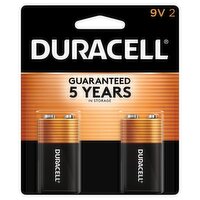 Duracell 9V Alkaline Batteries, 2 count, 2 Each