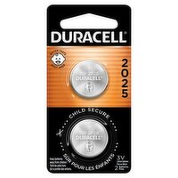 Duracell CR2025 3V Lithium Batteries, 2 count