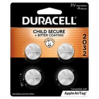 Duracell CR2032 3V Lithium Batteries, 4 count