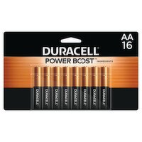 Duracell Power Boost 1.5 V AA Alkaline Batteries, 16 count