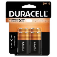 Duracell 9V Alkaline Batteries, 4 count