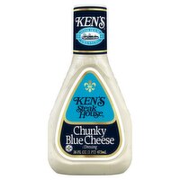 Ken's Steak House Ken's Steak House Chunky Blue Cheese Dressing, 16 fl oz, 16 Fluid ounce 