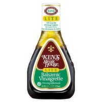 Ken's Steak House Lite Balsamic Vinaigrette Dressing & Marinade, 16 fl oz, 16 Fluid ounce