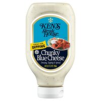 Ken's Steak House Chunky Blue Cheese Dressing, Topping & Spread, 24 fl oz, 24 Fluid ounce