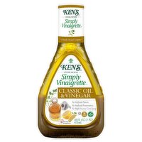 Ken's Steak House Simply Vinaigrette Olive Oil & Vinegar Salad Dressing, 16 fl oz