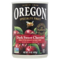 Oregon Specialty Fruit Dark Sweet Cherries, 15 oz, 15 Ounce