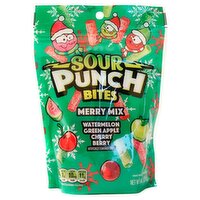 Sour Punch Bites Merry Mix Candy, 9 oz