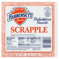 Habbersett Scrapple, 32 oz, 32 Ounce