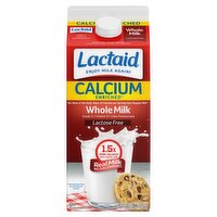 Lactaid Calcium Enriched Whole Milk, half gallon