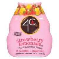 4C Strawberry Lemonade Liquid Water Enhancer, 1.62 fl oz