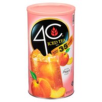 4C Natural Peach Flavor Iced Tea Mix, 82.6 oz, 82.6 Ounce