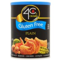 4C Gluten Free Plain Crumbs, 12 oz