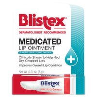 Blistex Medicated Lip Ointment, 0.21 oz, 0.21 Ounce