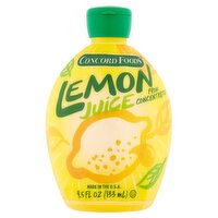 Concord Foods Lemon Juice, 4.5 fl oz, 4.5 Fluid ounce