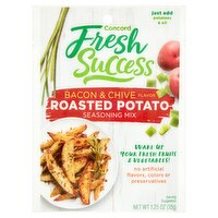 Concord Fresh Success Bacon & Chive Flavor Roasted Potato Seasoning Mix, 1.25 oz