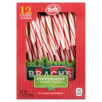 Brach's Bobs Peppermint Candy Canes, 12 count, 5.3 oz