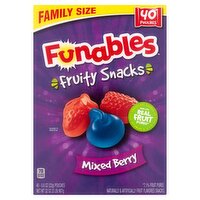 Funables Mixed Berry Fruity Snacks Family Size, 0.8 oz, 40 count, 32 Ounce