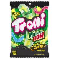 Trolli Mountain Dew Sour Brite Crawlers Gummi Candy Limited Edition, 6.3 oz