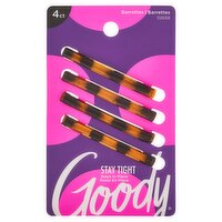 Goody Tortoise Barrette, 4 count, 4 Each