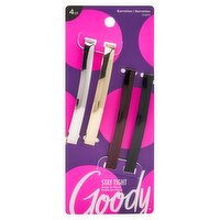 Goody Womens Classics Metal Domed Barrettes, 4 count