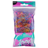 Goody Girls Value Glitter Color Tint Latex Elastics, 500 count