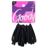 Goody Ultimate Thick Hair Elastic Black, 15 count