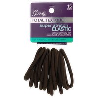 Goody Total Texture Super Stretch Brown, 15 count