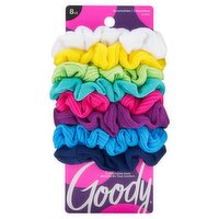 Goody Neon Jersey Scrunchies, 8 count