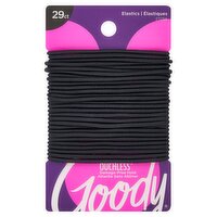 Goody Ouchless Elastics Black, 29 count, 29 Each