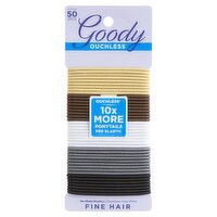 Goody Ouchless Elastics, 50 count