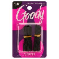 Goody SlideProof Bobby Pins, 100 count