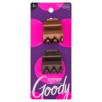 Goody SlideProof Medium Claw Clips, 2 count