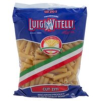 Luigi Vitelli 2 Cut Ziti Macaroni Product, 16 oz
