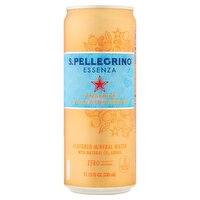 S.Pellegrino Essenza Tangerine & Wild Strawberry Flavored Mineral Water, 11.15 fl oz