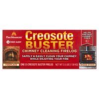 Pine Mountain Creosote Buster Chimney Cleaning Firelog, 3.5 lbs