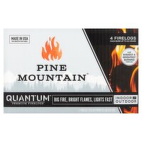 Pine Mountain Quantum Premium Firelogs, 4 count, 22 lbs