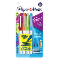 Paper Mate Flair! Bold 1.2mm Felt Tip Pens, 4 count