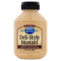 Silver Spring Spicy Brown Deli-Style Mustard, 9.5 oz, 9.5 Ounce